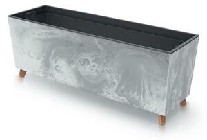 Prosperplast Truhlík s vkladem CORBI III 77 cm šedý