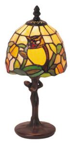 Dekoračná lampa Tiffany SOVA 33*15
