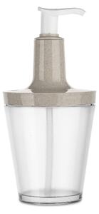 Koziol Dávkovač na mydlo Flow Organic béžová, 250 ml, 8,8 x 8,8 x 17,7 cm