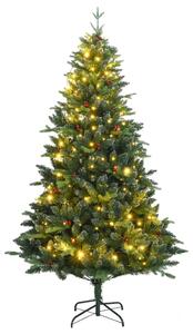 Umelý výklopný vianočný stromček 150 LED 150 cm