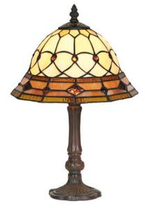 Vitrážová lampa tiffany stolová H 42 cm. Ø 25 cm