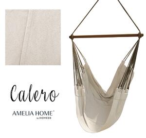 AmeliaHome Závesné hojdacie kreslo Calero svetlo béžové