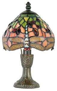 Tiffany stolná lampa MULTICOLOUR 16*25