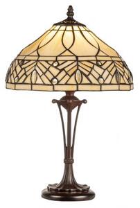 Lampa tiffany stolová Antik H 47 cm. Ø 30 cm. 1 X E27