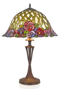Stolná lampa Tiffany ROSES 60*Ø40