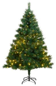 Umelý výklopný vianočný stromček 150 LED 150 cm