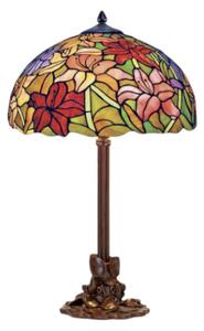 Lampa tiffany stolová ORCHID 61*Ø41