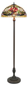 Vitrážová lampa tiffany stojaca H 170 cm. Ø 50 cm. 2xE27