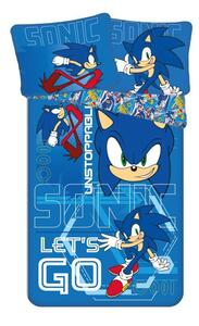 JERRY FABRICS Obliečky Sonic Lets go Bavlna, 140/200, 70/90 cm
