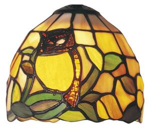 Tiffany vitrážové tienidlo na lampu SOVA Ø 15cm