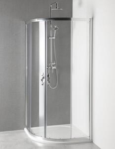 GELCO - AKCE štvrťkruhová sprchová zástena 900x900x1900, číre sklo AG4290
