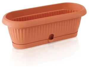 Prosperplast Truhlík s miskou MIA terakota, variant 31,6 cm