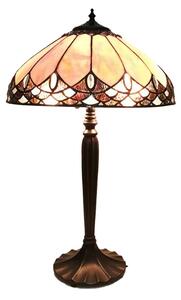 Vitrážová Tiffany lampa DELI Ø39*63