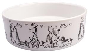 Keramická miska pre psa Dog friends, 15 x 5 cm