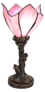 Ružová lampa Tiffany PINKY Ø18*32