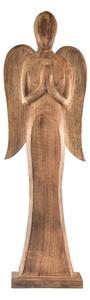 InDecor Anjel z mangového dreva, 23 x 7 x 78 cm, 78 cm