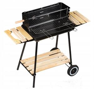 MultiGarden Záhradný gril s nastaviteľným roštom 52x32 cm bez veka GoodHome