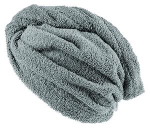 XPOSE® Froté turban na vlasy VERONA - svetlo sivý 30x75 cm