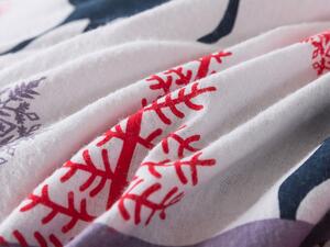 XPOSE® Predĺžené flanelové obliečky SNOWFALL