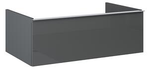 LOTOSAN SCARLET skrinka pod dosku 80 cm antracit lesklá 80 x 28,1 x 44,9 cm LN6818