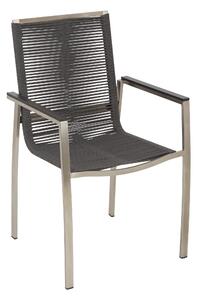 STOHOVATEĽNÉ KRESLO, kov, plast, textil Amatio - Záhradné stoličky