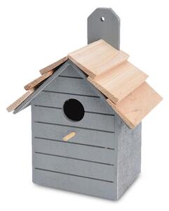 DekorStyle Vtáčia búdka HOME šedá