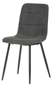 Jedálenská minimalistická stolička v industriálnom štýle, šedá (a-281 šedá)