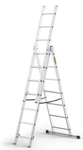 JAKS Multifunkčný hliníkový rebrík 3 x 7 priečok