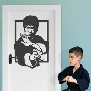 DUBLEZ | Drevený obraz - Bruce Lee