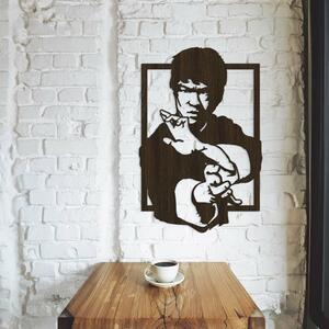 DUBLEZ | Drevený obraz - Bruce Lee