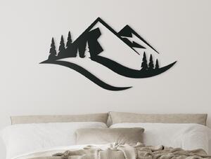 Drevko Minimalistický obraz Hory a les