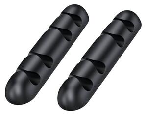 Liftor Cable Clip organizér na káble, čierny