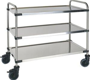 Servírovací vozík nerez Rieber SW-850 RL-3V