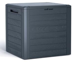 Záhradný box antracit 58,5cm 140L WOODEBOX
