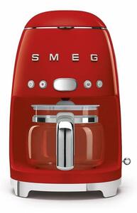 SMEG 50's Retro Style kávovar na filtrovanú kávu 1,4l - 10 cup červená DCF02RDEU, červená