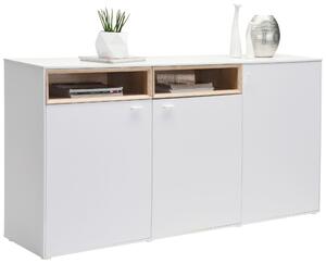 KOMODA, biela, farba duba, 180,4/92,8/43 cm Hom`in - Obývacie zostavy