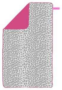 PLÁŽOVÁ OSUŠKA, 80/160 cm, pink, svetlosivá S. Oliver - Kúpeľňový textil