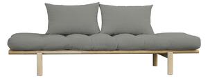 Šedá Pohovka Pace Daybed – Clear lacquered/ 77 × 200 × 75 cm KARUP DESIGN