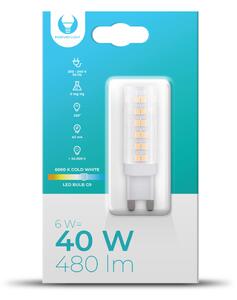 Forever Light LED žiarovka G9, 6W, 480LM, 330° Farba svetla: Studená biela