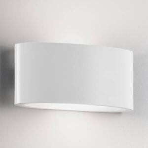 Vonkajšie nástenné LED svetlo Ovalino biele