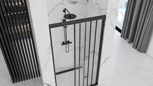 Sprchové dvere REA ALEX - čierne 90