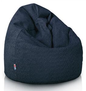 Sedací vak Bag Sako L Boucle Farba: Tm. modrý