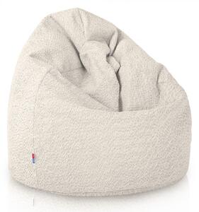 Sedací vak Bag Sako L Boucle Farba: Ecru