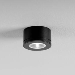 Egger DLS stropné svietidlo Newton čierne 30° 3 000 K Ø 6,3 cm IP54