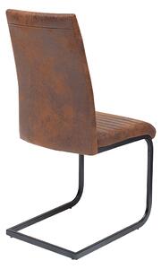 Jedálenská stolička BRACE - hnedá
