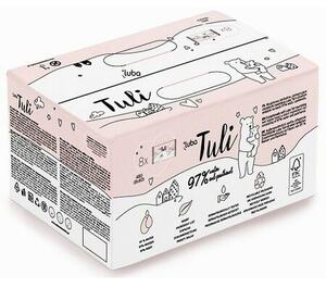 LUBA Detské vlhčené obrúsky s Tuli BIG PACK, 8 x 60 ks