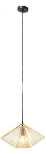 KARE DESIGN Sada 2 ks – Stropné svetlo Modo Wire Round – zlatá 24 × 44 × 44 cm