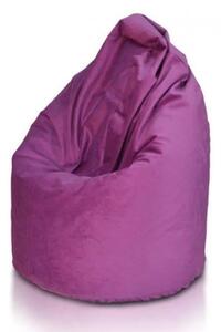 Sedací vak Amore – extra mäkký vak z plyšu pre maximálne pohodlie Farba: A46 - fuchsia