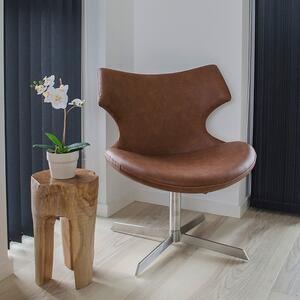 Hnedá Teaková stolička Rose 26 × 26 × 40 cm HOUSE NORDIC