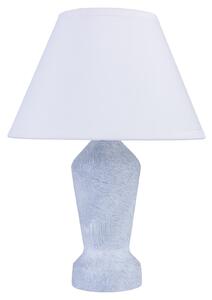 Hellux Moderná stolná lampa MONA E14 šedý mramor 35805